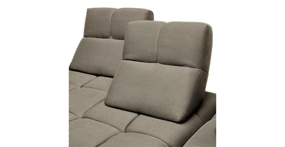 ECKSOFA  in Struktur Beigebraun  313/233 cm  - Beigebraun/Schwarz, Design, Kunststoff/Textil (313/233cm) - Belluti