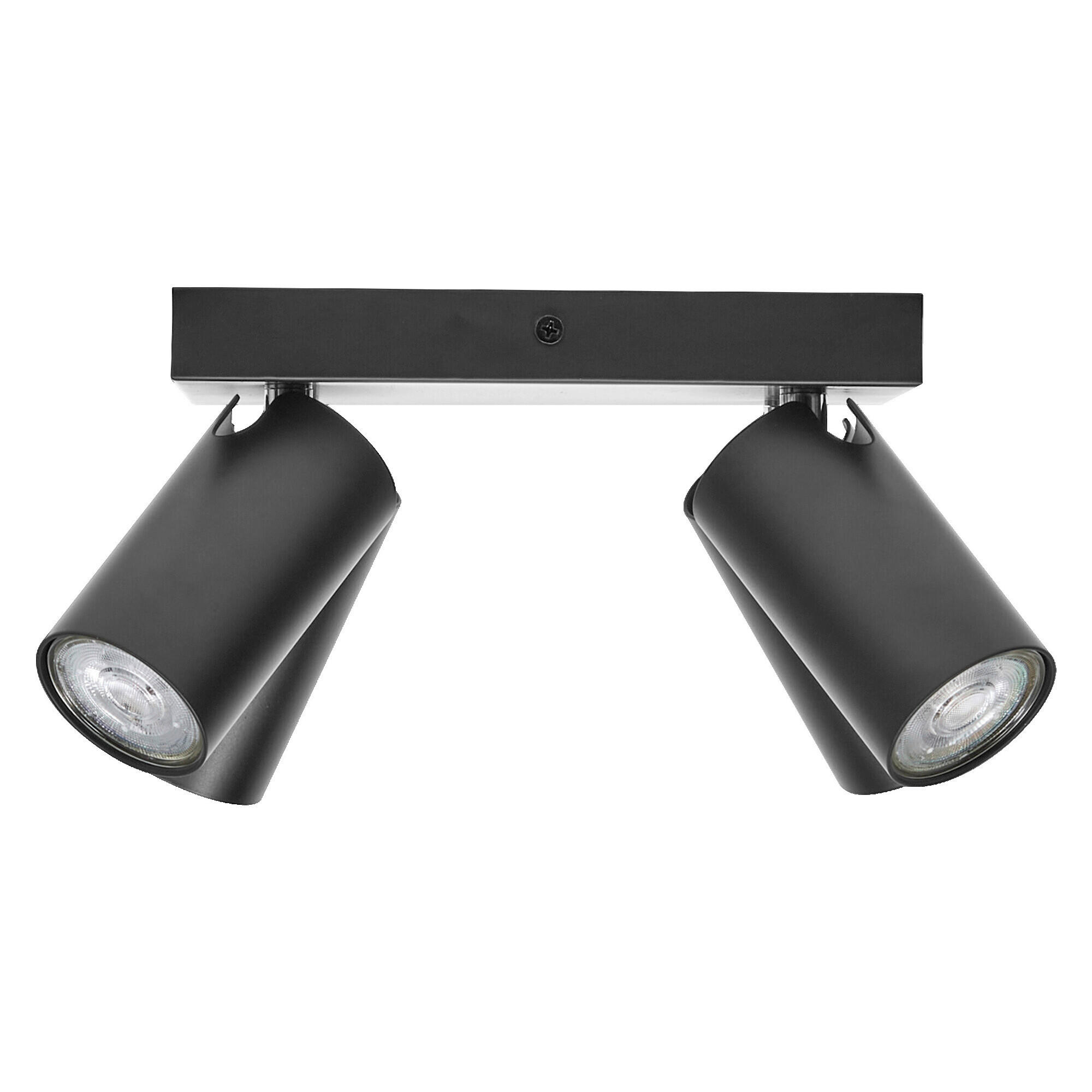 LED-STRAHLER 20/20/14 cm   - Schwarz, Basics, Metall (20/20/14cm) - Osram