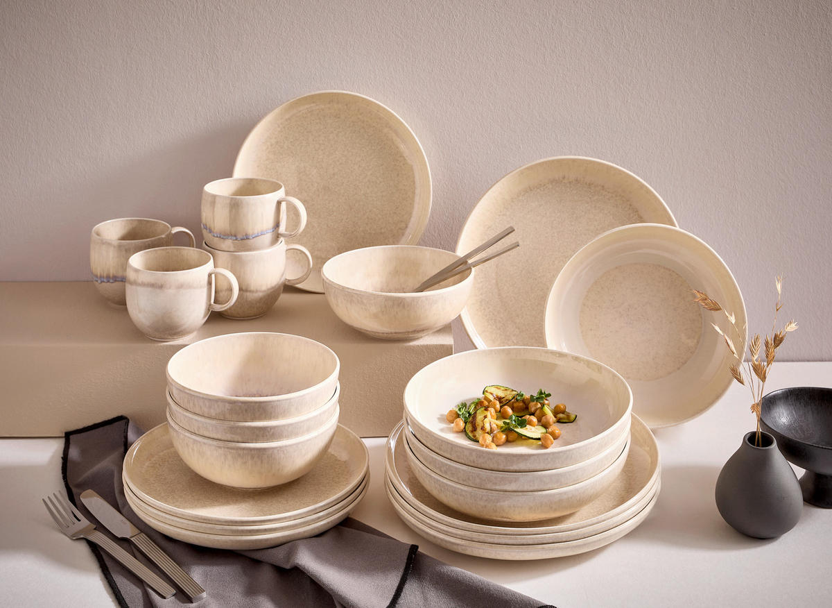 ASZTALI ÉTKÉSZLET 8 részes  - homok, Konventionell, kerámia (34,5/19,4/32,0cm) - like.Villeroy & Boch