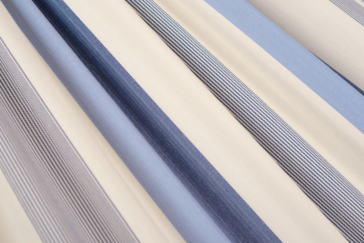 HÄNGEMATTE double outdoor  - Blau/Weiß, KONVENTIONELL, Textil (160/350cm) - La Siesta