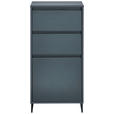 KOMMODE  in 50/103/38 cm  - Anthrazit/Schwarz, KONVENTIONELL, Holzwerkstoff/Metall (50/103/38cm) - Carryhome