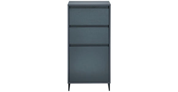 KOMMODE  in 50/103/38 cm  - Anthrazit/Schwarz, KONVENTIONELL, Holzwerkstoff/Metall (50/103/38cm) - Carryhome