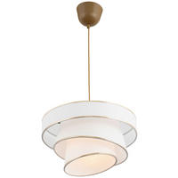 HÄNGELEUCHTE 40/125 cm   - Weiß, Trend, Kunststoff/Textil (40/125cm) - Novel