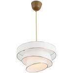 HÄNGELEUCHTE 40/125 cm  - Weiß, Trend, Kunststoff/Textil (40/125cm) - Novel