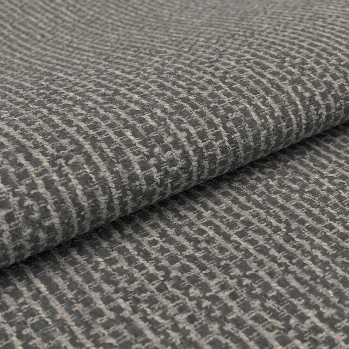 RELAXLIEGE 120/54-113/158-198 cm  in Chenille Grau  - Schwarz/Grau, Design, Textil/Metall (120/54-113/158-198cm) - Pure Home Lifestyle