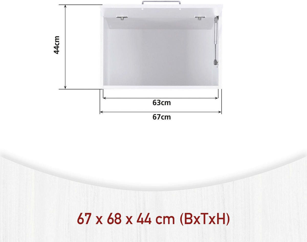 HAUSWIRTSCHAFTSRAUM 268/208/68 cm  in Weiß  - Weiß, MODERN, Holzwerkstoff (268/208/68cm) - home24