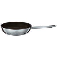 BRATPFANNE ELEGANCE 24 cm  - Edelstahlfarben/Schwarz, KONVENTIONELL, Metall (24cm) - Rösle