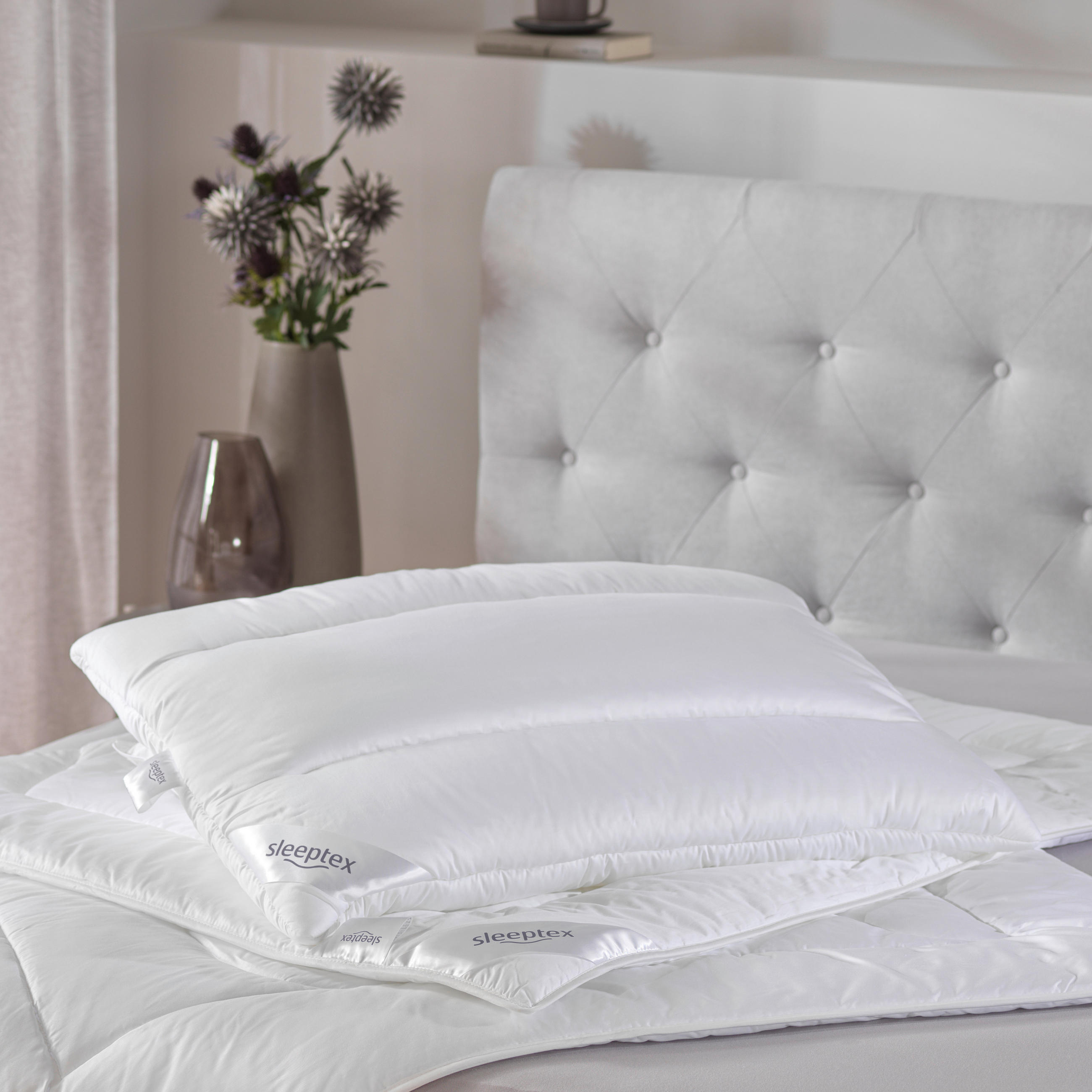 BAUCHSCHLÄFERKISSEN 70/90 cm   - Weiß, Basics, Textil (70/90cm) - Sleeptex