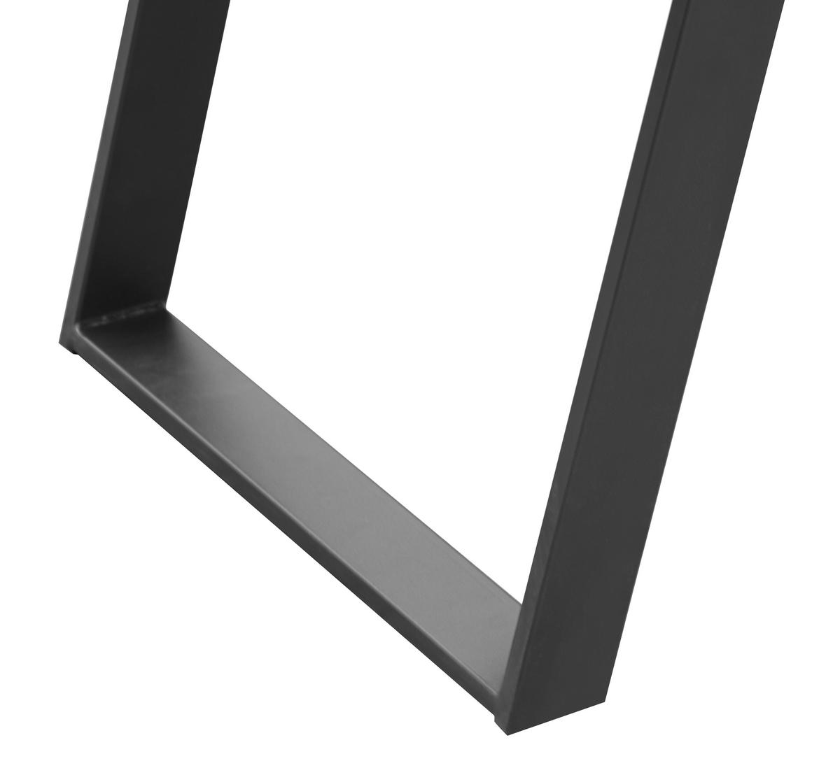 SCHREIBTISCH 140/60/76 cm  in Grau, Eichefarben  - Eichefarben/Grau, MODERN, Holzwerkstoff/Metall (140/60/76cm) - MID.YOU