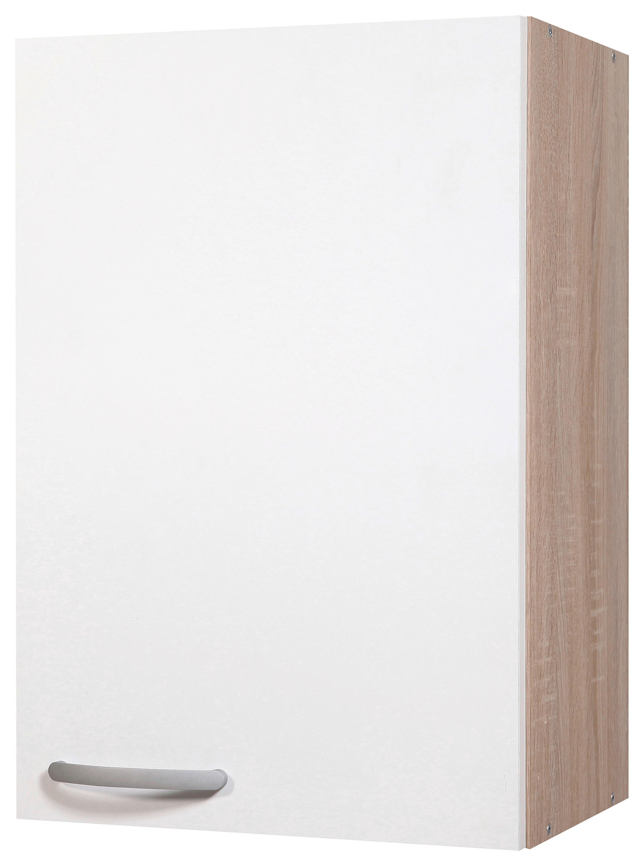 KONYHAI FALISZEKRÉNY - Sonoma tölgy/alumínium színű, Design, faalapú anyag/fém (40/60/30cm) - Boxxx