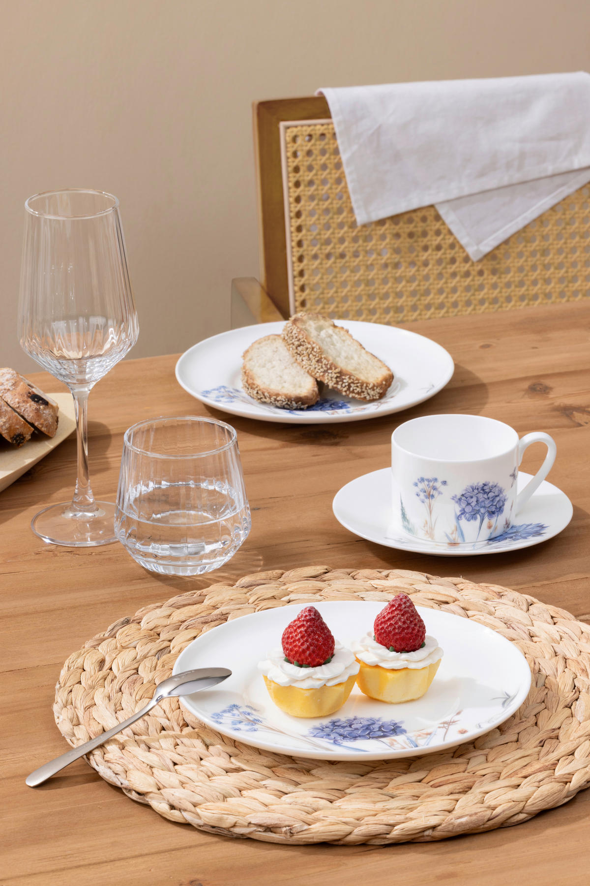 SERVIS ZA KAVU    Fiore  - višebojno, Trend, keramika - Novel