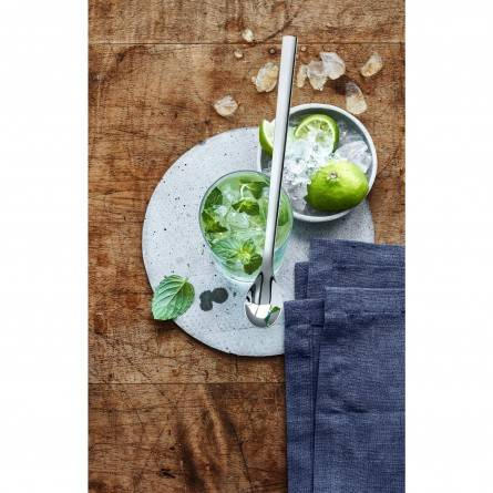 Longdrinklöffel-Set, 6-teilig - Edelstahlfarben, Basics, Metall (22cm) - WMF