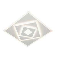 LED-DECKENLEUCHTE 40/40/6 cm   - Weiß, Trend, Kunststoff/Metall (40/40/6cm) - Novel