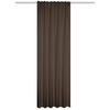 WÄRMESCHUTZVORHANG Verdunkelung 135/145 cm   - Braun, Basics, Textil (135/145cm)
