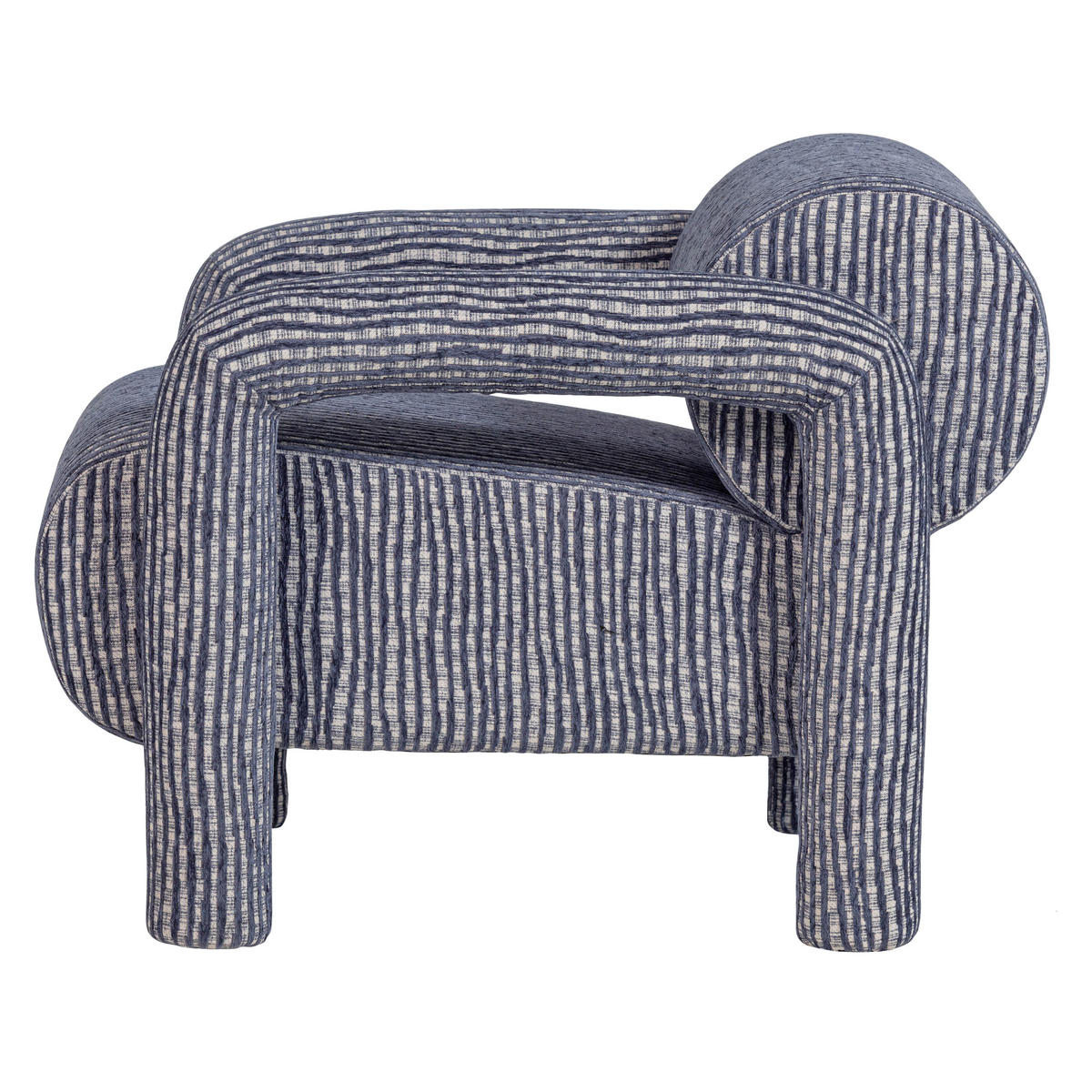 SESSEL in Webstoff Graublau  - Graublau, MODERN, Textil (76/65/82cm) - Livetastic