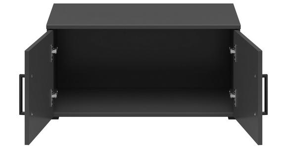 AUFSATZSCHRANK 70/35/40 cm - Schwarz/Graphitfarben, MODERN, Holzwerkstoff/Kunststoff (70/35/40cm) - Carryhome