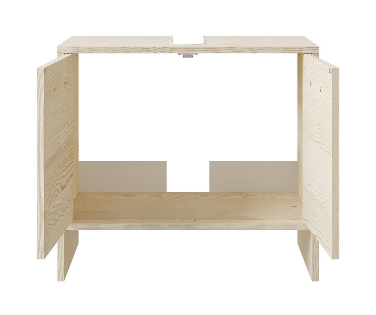 WASCHBECKENUNTERSCHRANK 60,6/54,3/28,4 cm  - Chromfarben/Pinienfarben, Basics, Holzwerkstoff (60,6/54,3/28,4cm) - Pelipal