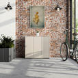SCHUHSCHRANK Alice Springs  in 109,2/99,1/34,9 cm  - Sandfarben/Grau, MODERN, Holzwerkstoff/Kunststoff (109,2/99,1/34,9cm) - Xora