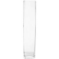 VÁZA, sklo, 50 cm - průhledné, Basics, sklo (10/50/10cm) - Ambia Home