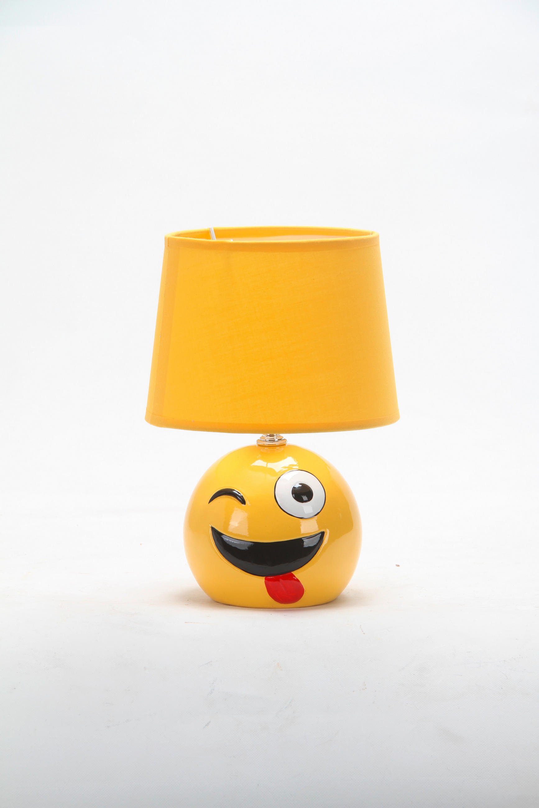 STONA LAMPA - žuta, Lajfstajl, tekstil/keramika (18/26/18cm)