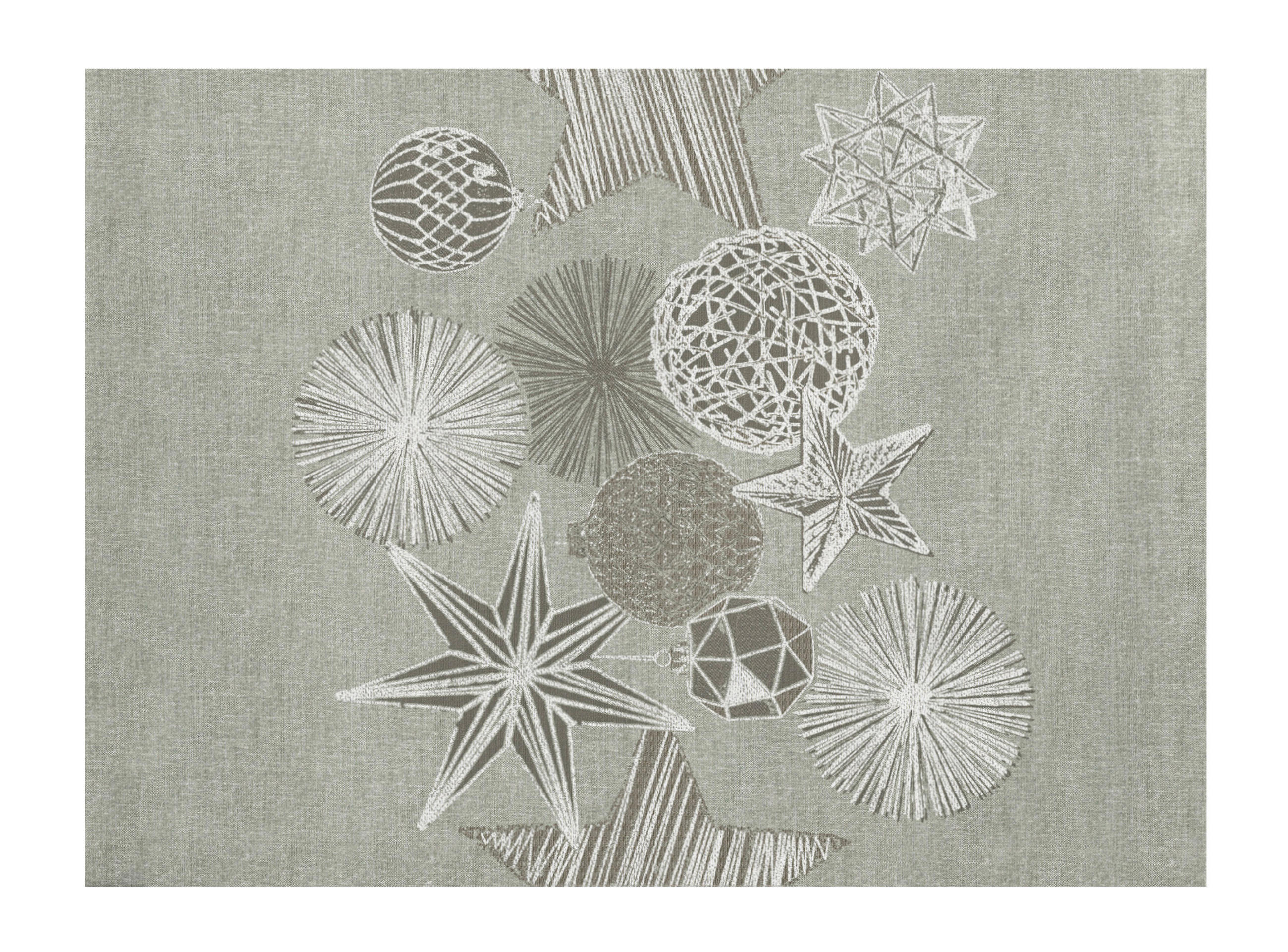 TISCHSET Textil Jacquard Taupe 35/48 cm - Taupe, Basics, Textil (35/48cm) - X-Mas