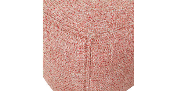 HOCKER Chenille Koralle  - Koralle, KONVENTIONELL, Textil (65/45/65cm) - Carryhome