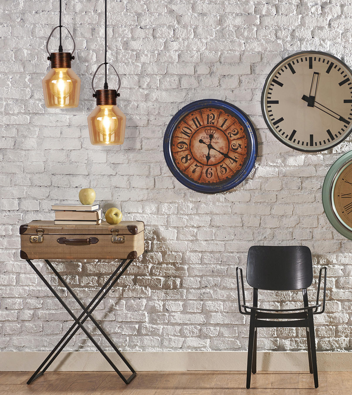 HÄNGELEUCHTE Alex 14/128 cm   - Gelb, Trend, Glas/Metall (14/128cm) - Näve