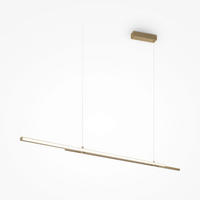 PENDELLEUCHTE 150/1,5/15,5 cm    - Messingfarben, Modern, Metall (150/1,5/15,5cm) - MAYTONI