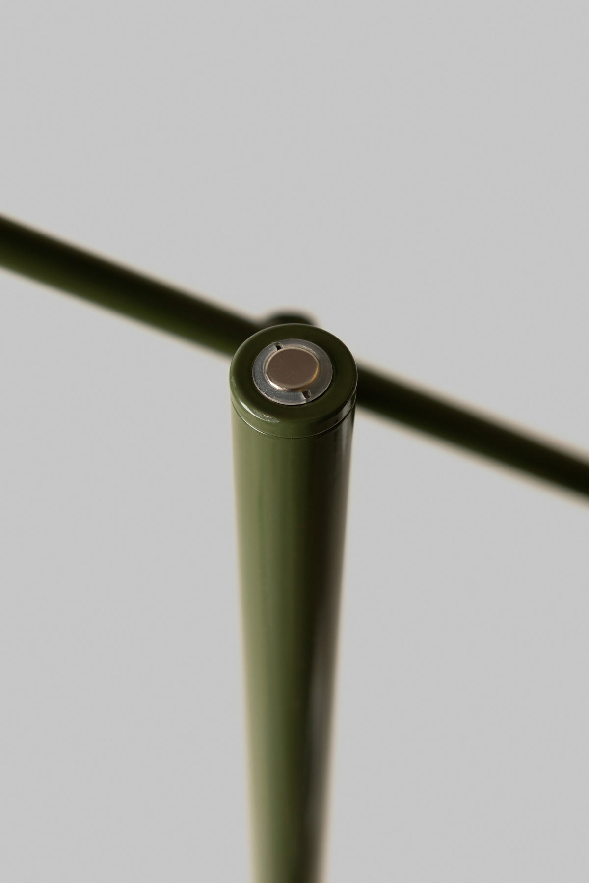 STEHLEUCHTE 47,5/63,5/165 cm    - Dunkelgrün/Weiß, Design, Glas/Metall (47,5/63,5/165cm) - It's about Romi