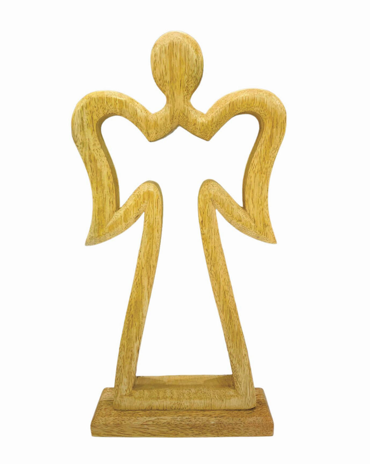 DEKOENGEL  - Naturfarben, LIFESTYLE, Holz (11,5/22/5cm) - X-Mas