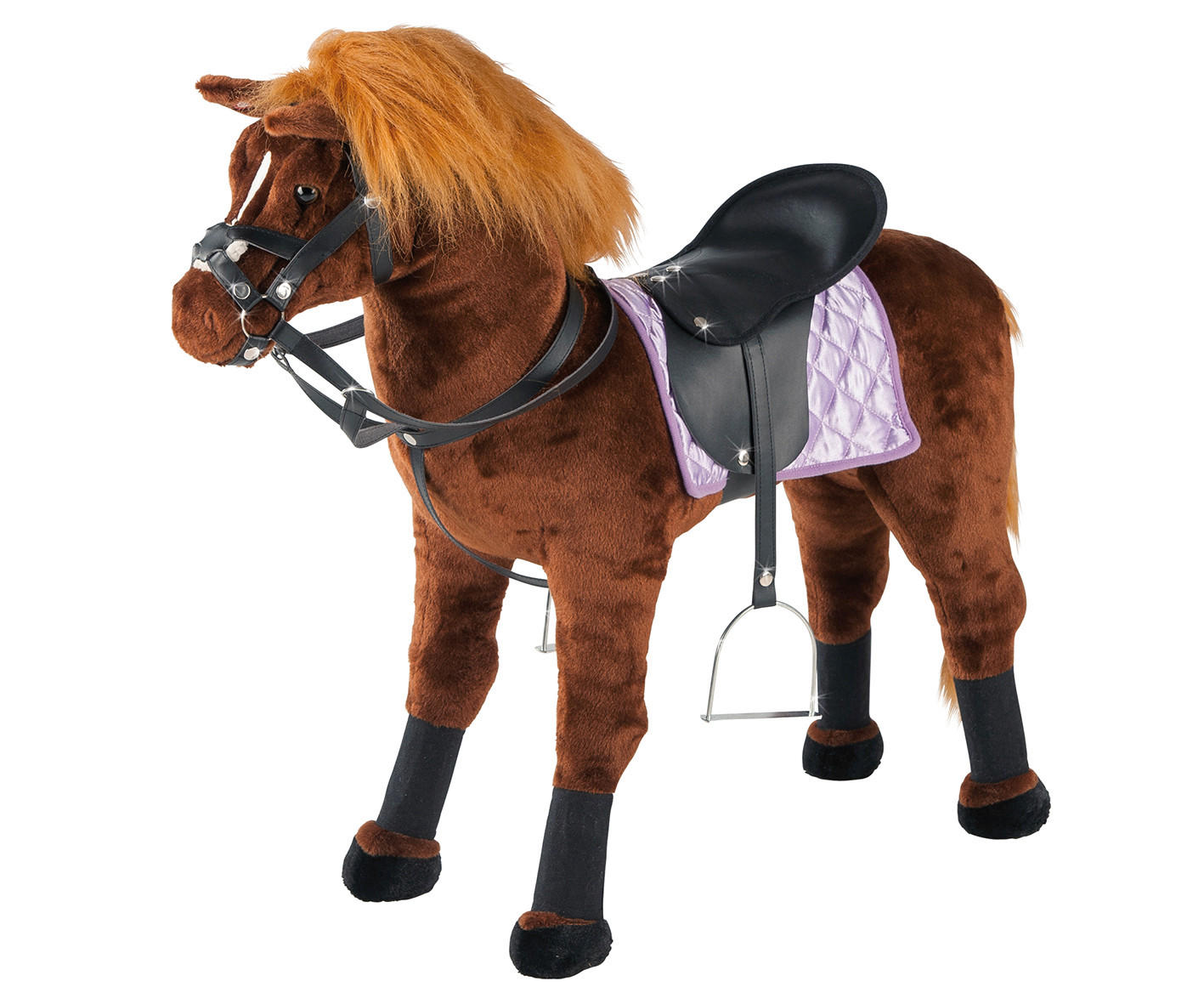 REITPFERD - Braun, Trend, Textil (81cm)