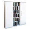 CD-Regal in Weiß - Weiss, Konventionell, Glas/Holzwerkstoff (86/91,5/18cm) - MID.YOU