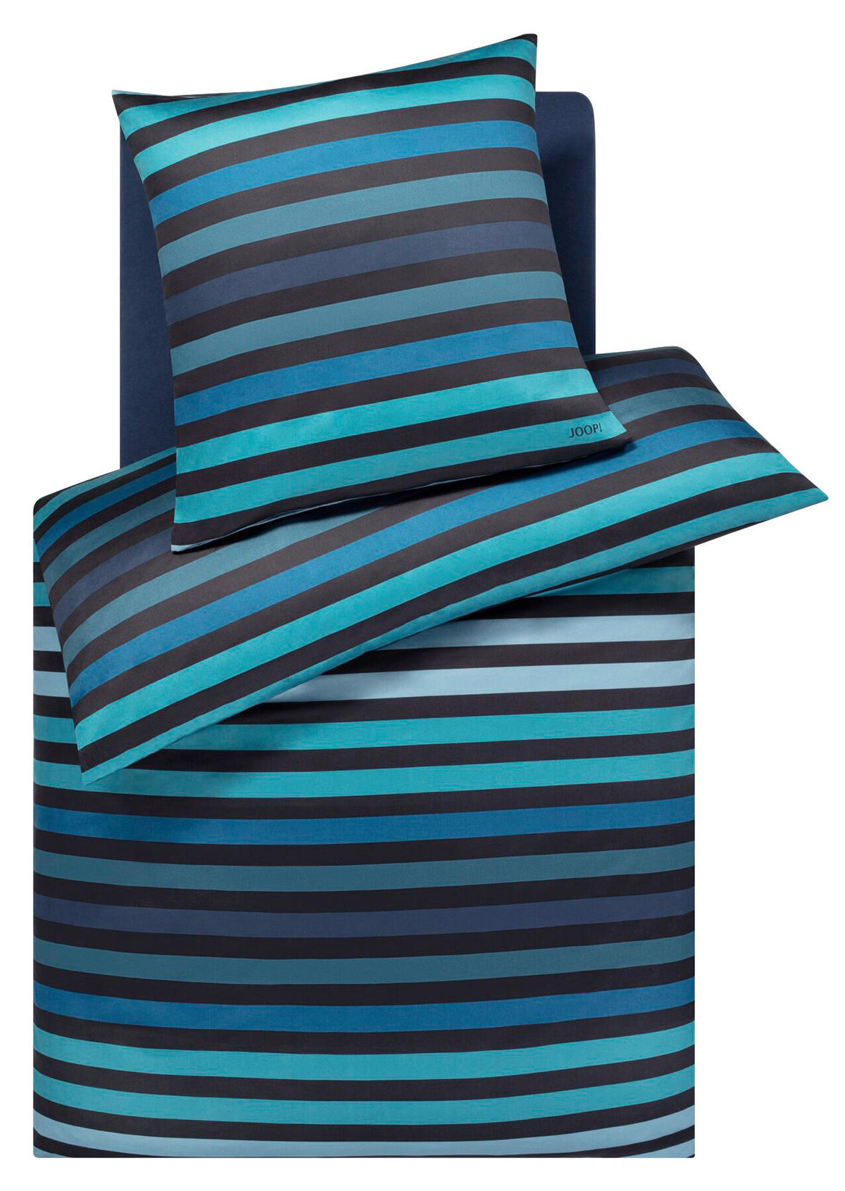 POVLEČENÍ, makosatén, petrolej, tmavě modrá, 155/220 cm  - petrolej/tmavě modrá, Design, textil/přírodní materiály (155/220cm) - Joop!