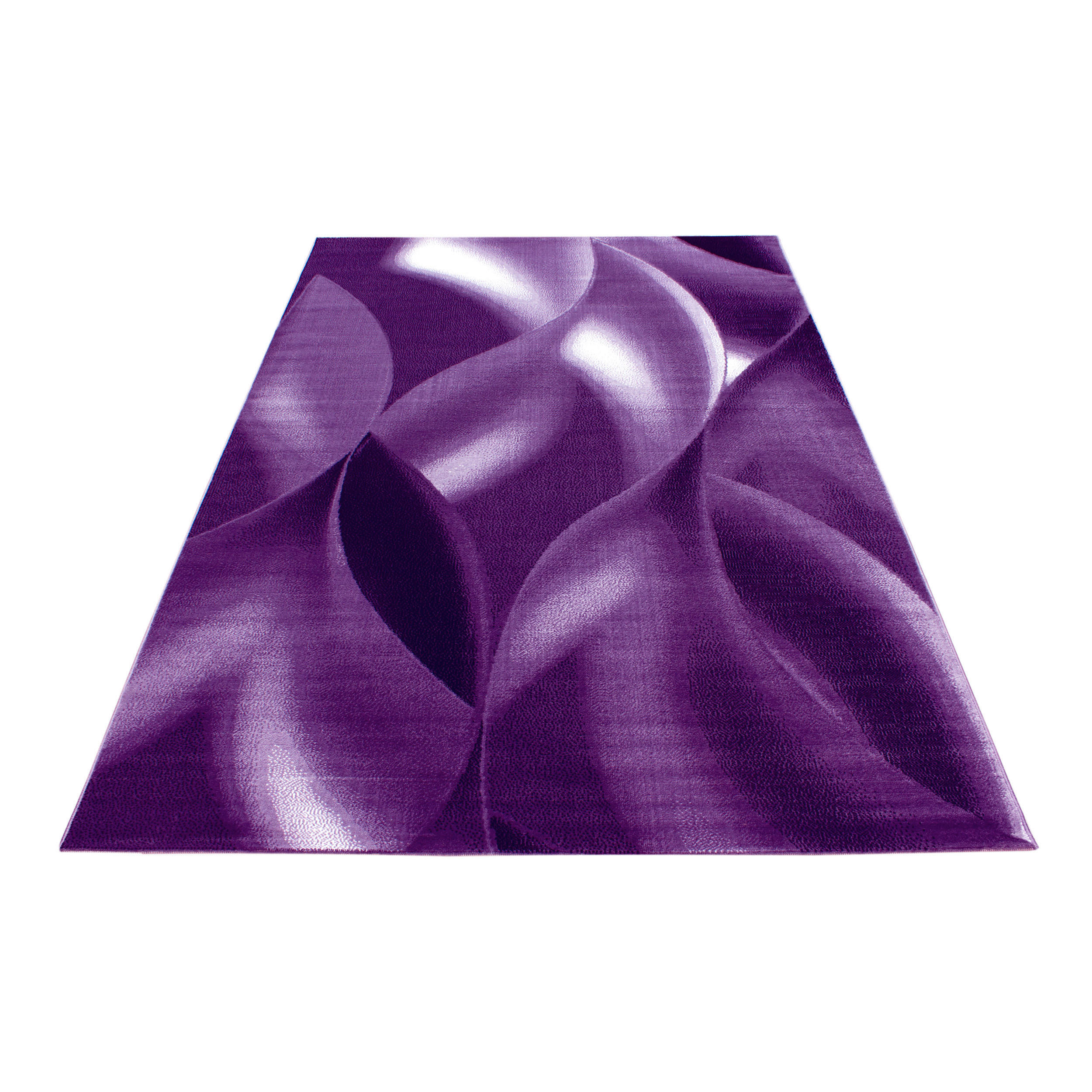 WEBTEPPICH 120/170 cm Plus 8008 Lila, Weiß  - Lila/Weiß, Design, Textil (120/170cm) - Novel