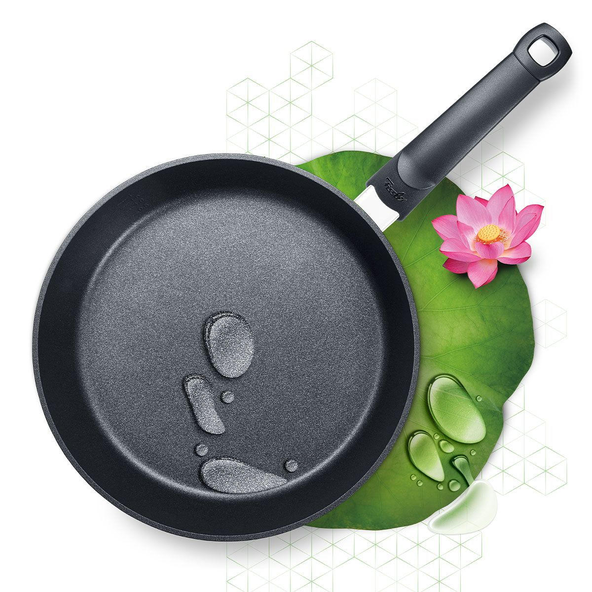 PÁNEV NA SMAŽENÍ  28 cm  - černá, Basics, kov (28cm) - Fissler