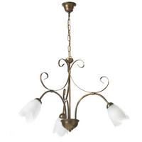 KRONLEUCHTER 4623 ODINO 60/60/80 cm   - Braun, KONVENTIONELL, Metall (60/60/80cm)