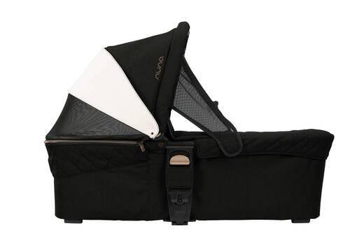 LIEGEWANNE MIXX  - Schwarz Hochglanz/Schwarz, Basics, Textil (43/63/90,5cm) - Nuna