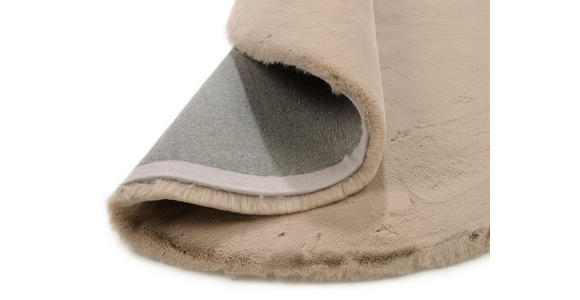HOCHFLORTEPPICH 80 cm Nuvola - Exklusiv Taupe - Taupe, Basics, Textil (80cm) - Novel