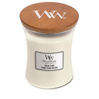 ILLATGYERTYA - fehér, Basics, üveg/fa (0.62kg) - WoodWick