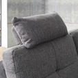 ECKSOFA in Flachgewebe Beige  - Chromfarben/Beige, Design, Textil/Metall (296/229cm) - Novel