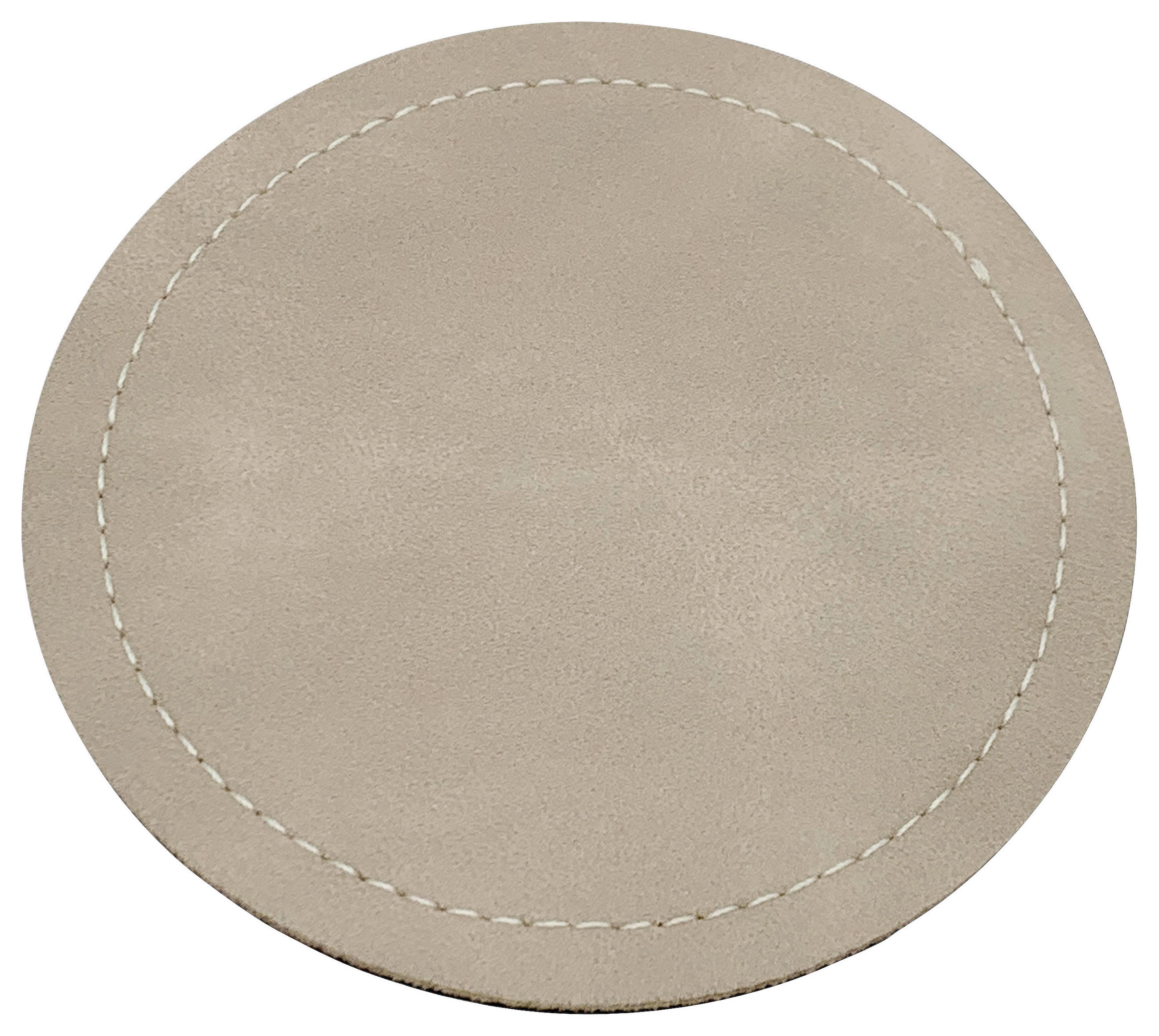 GLASUNTERSETZER 4-teilig  - Beige, Design, Kunststoff (10/0,3cm) - Dieter Knoll