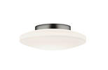LED-DECKENLEUCHTE  26/9,5 cm    - Chromfarben/Weiß, Design, Glas/Metall (26/9,5cm) - Helestra