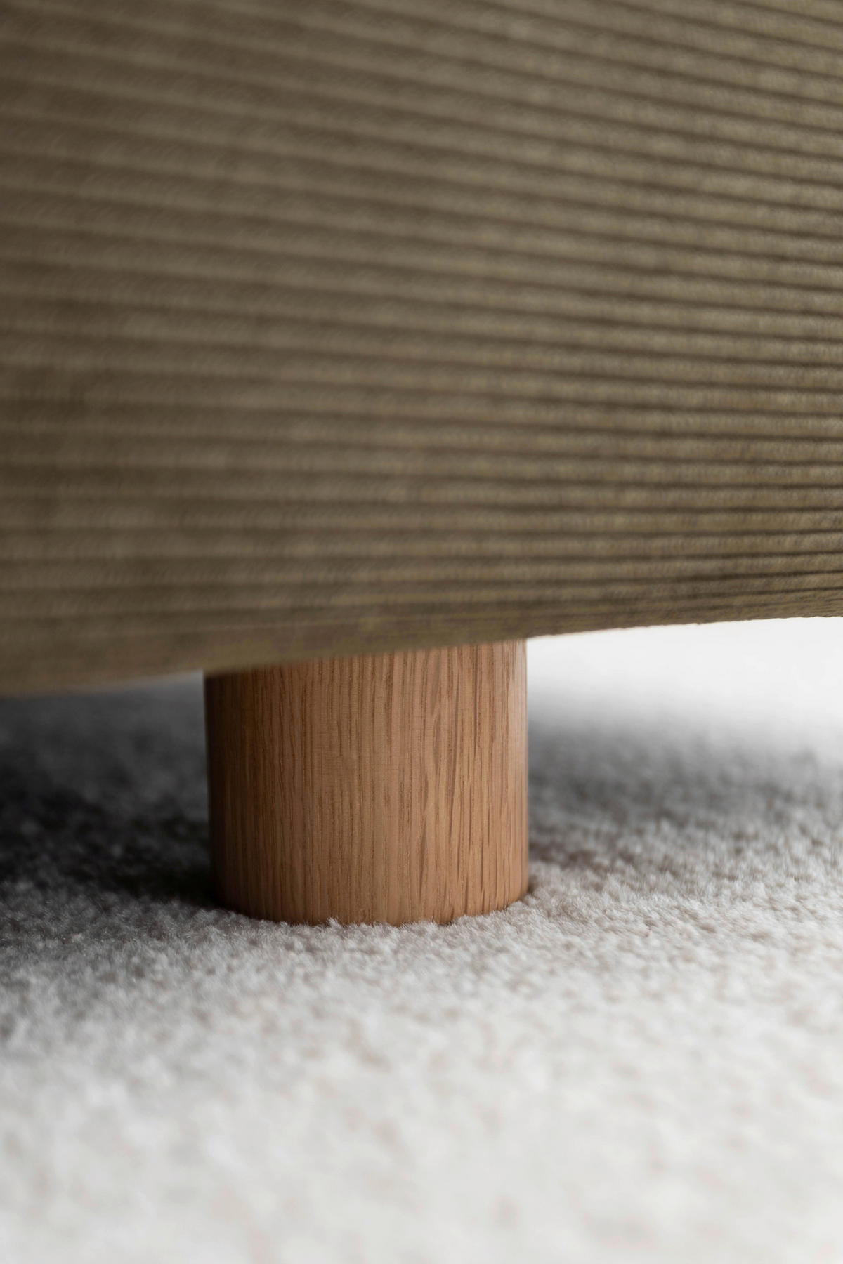 SCHLAFSOFA Flachgewebe Grün  - Eichefarben/Grün, Design, Holz/Textil (200/82/80cm) - Niels Andersson