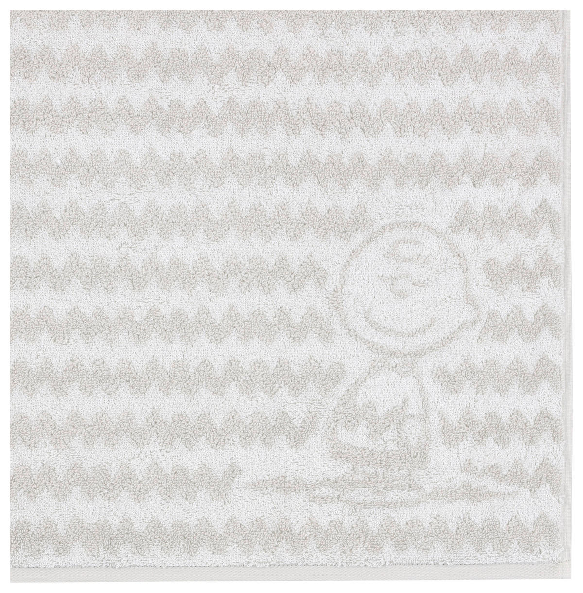 HANDTUCH Charlie Brown Grau  - Grau, Design, Textil (50/100cm) - Vossen