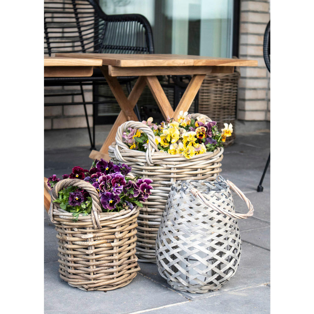 KORGSET - klar/brun, Basics, trä/plast - Ambia Home