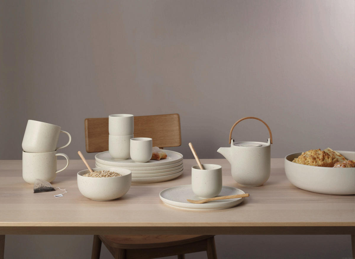 ČAJOVÁ KONVICE porcelán keramika  - bílá, Design, keramika (1/12,6/17,5cm) - ASA