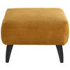 HOCKER in Holz, Textil Goldfarben  - Goldfarben/Schwarz, Modern, Holz/Textil (66/44/66cm) - MID.YOU
