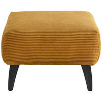 HOCKER in Holz, Textil Goldfarben  - Goldfarben/Schwarz, Modern, Holz/Textil (66/44/66cm) - MID.YOU