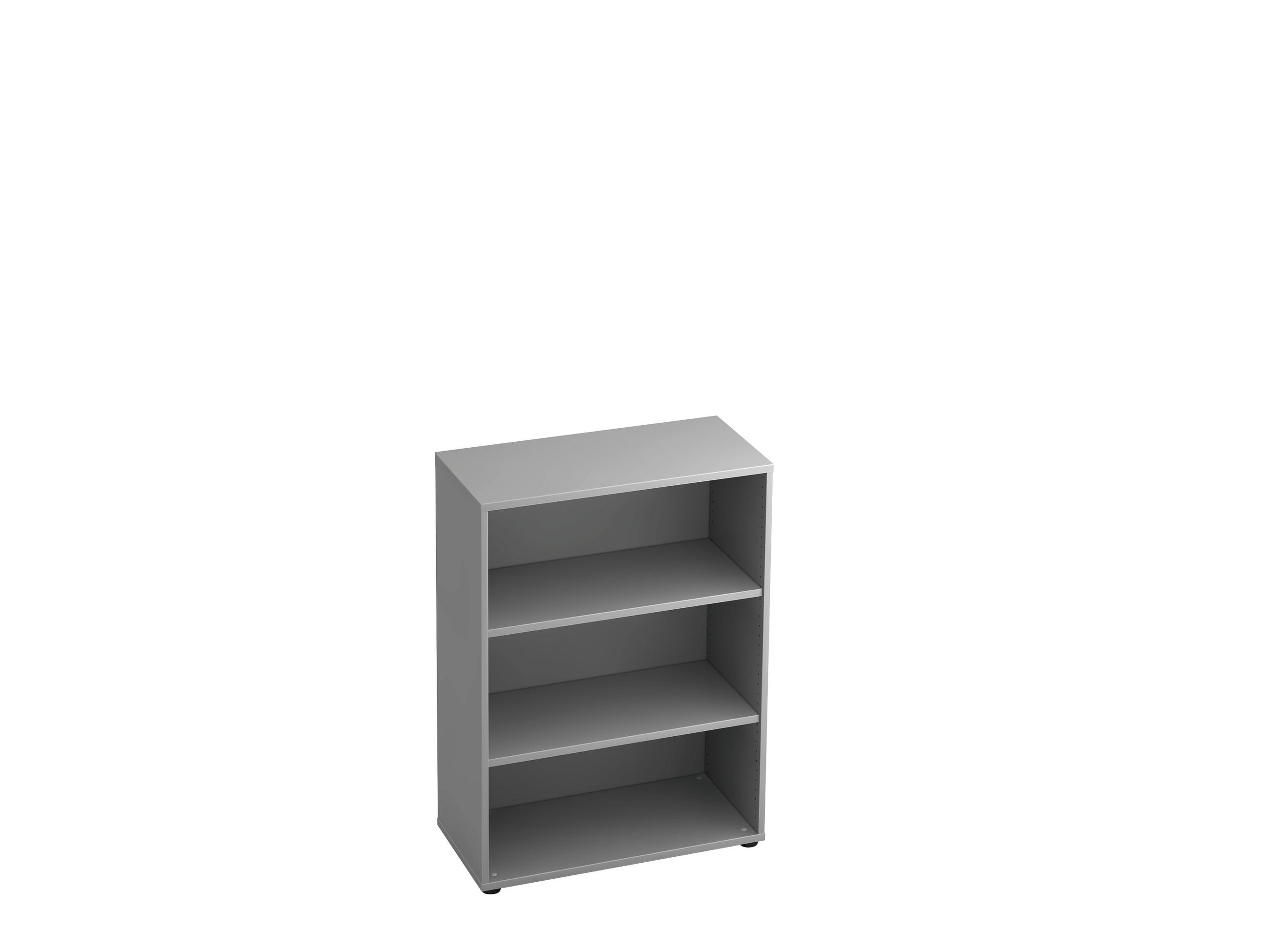 REGAL  80/110/40 cm Grau  - Schwarz/Grau, KONVENTIONELL, Holzwerkstoff/Kunststoff (80/110/40cm) - Venda