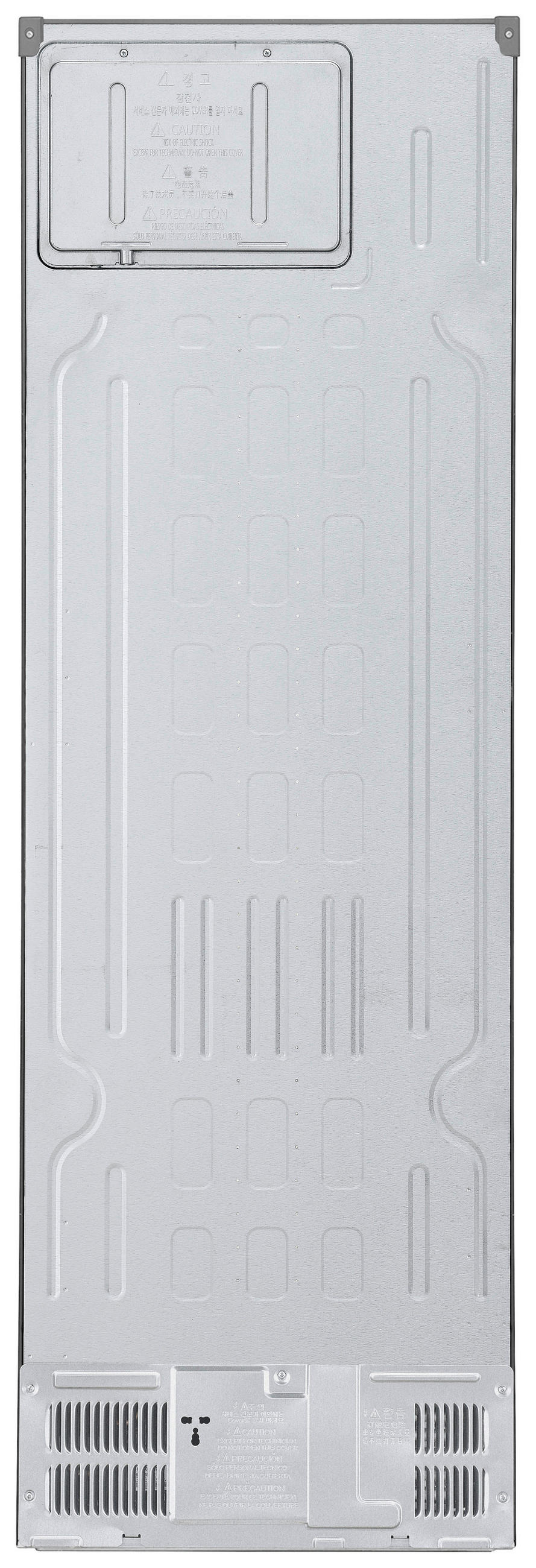 KÜHL-GEFRIER-KOMBINATION 59.5/186/67.5 cm GBV3100CPY  - Silberfarben, Trend, Glas/Kunststoff (59.5/186/67.5cm) - LG